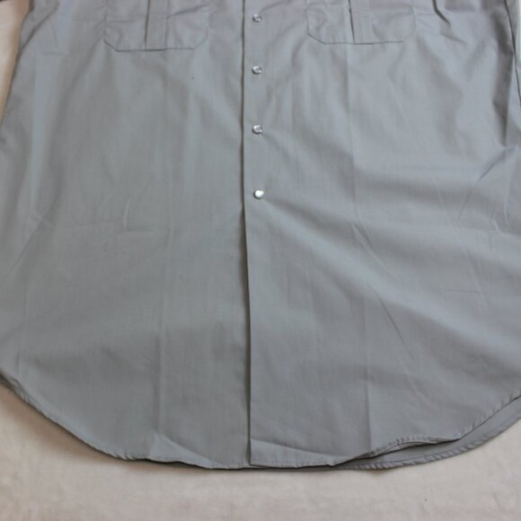 Triumph Motorcycle Biker Mechanic Peral Snap Short Sleeve Button Shirt (3XL) - Picture 5 of 7